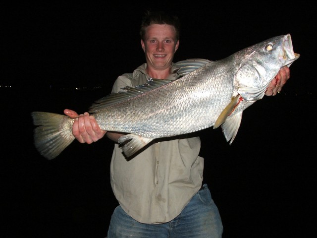 Stuarts first Mulloway in Port Hedland